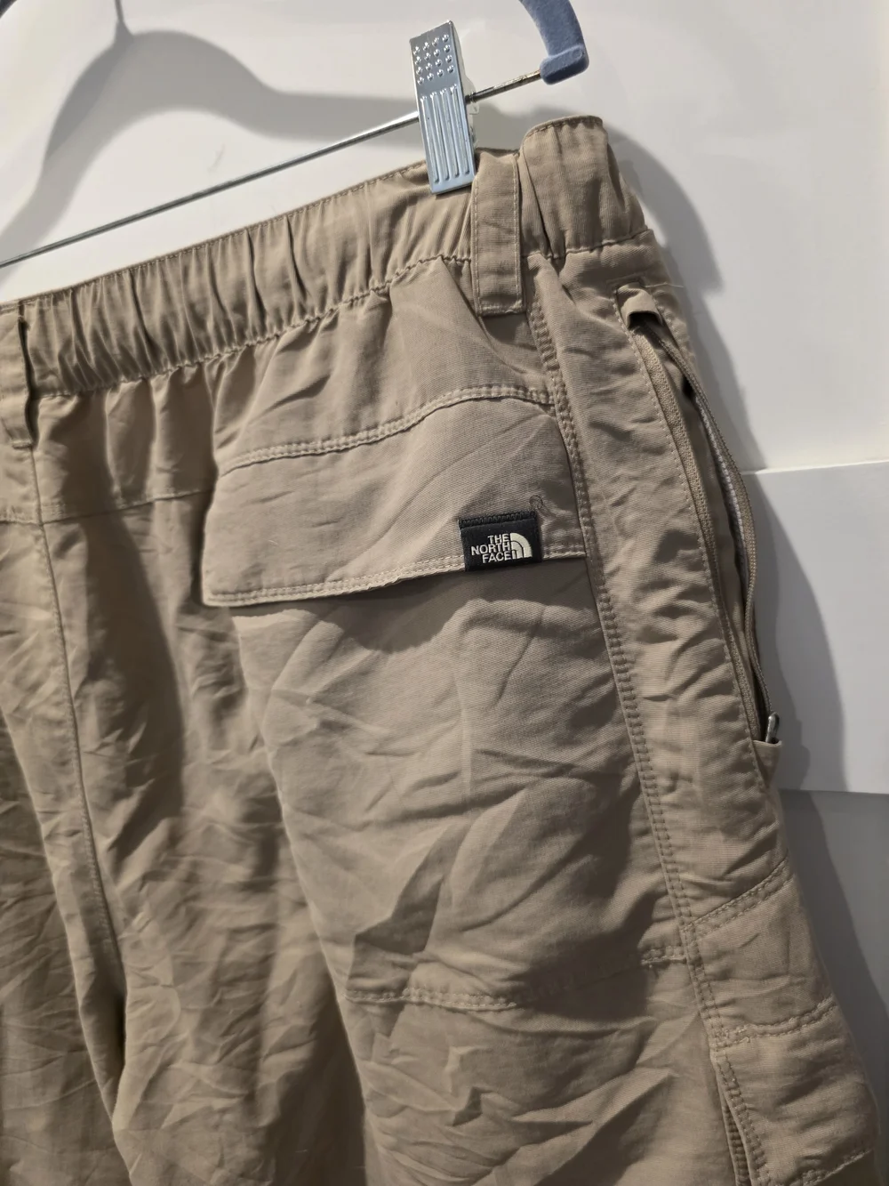 The North Face Paramount Peak Convertible Pants Men’s XXL Tan 39x32 Belt Flaw